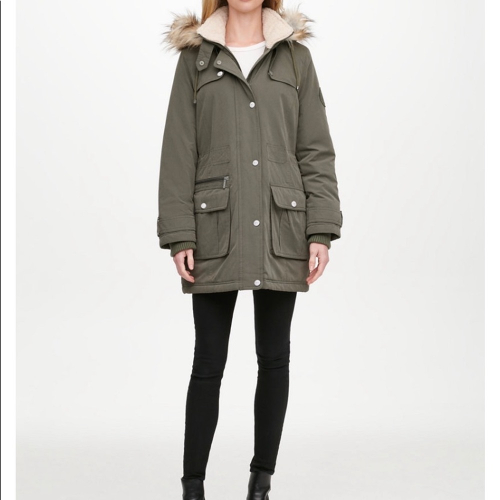 DKNY anorak waterproof coat